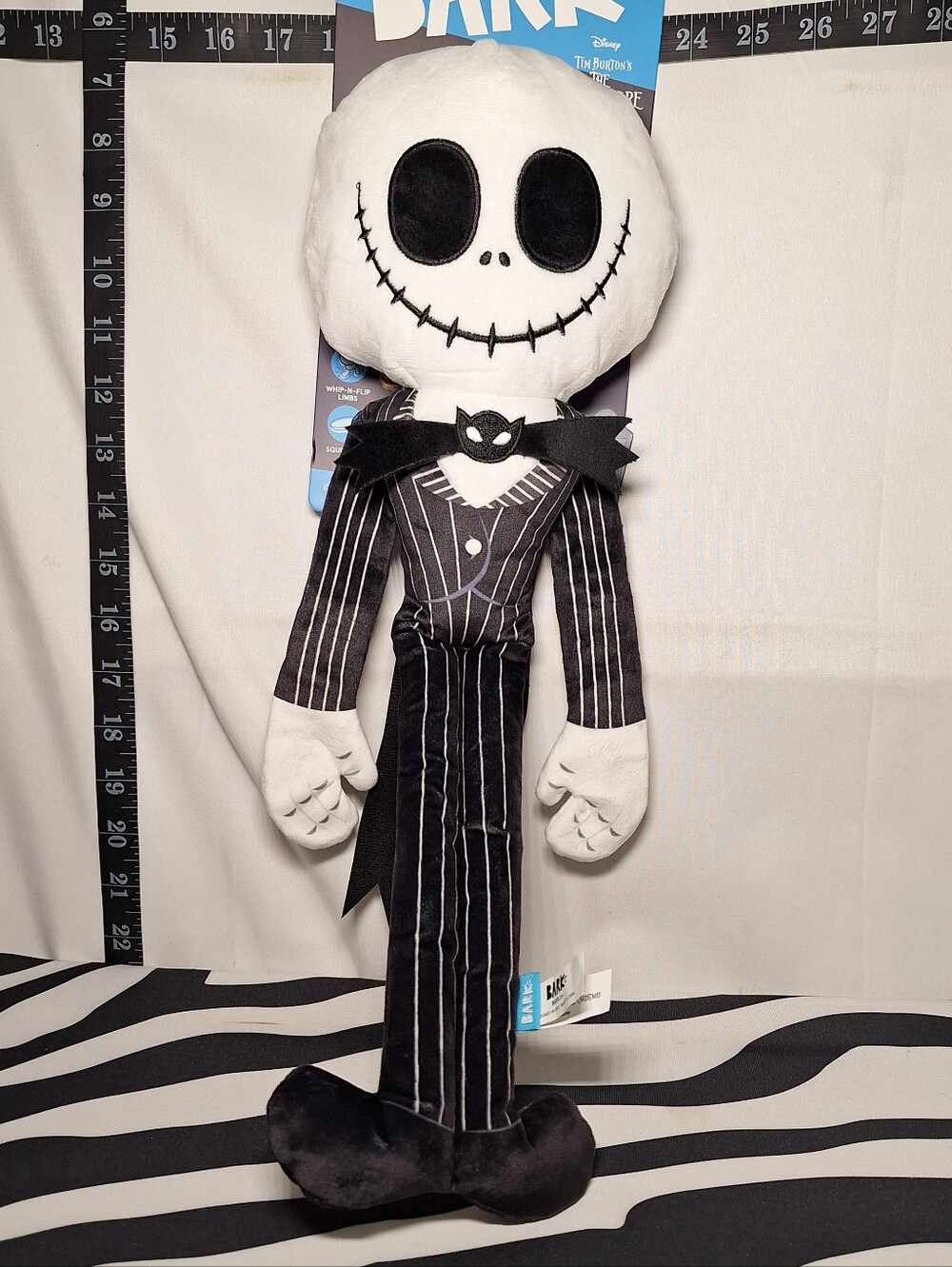 NWT Bark Nightmare Before Christmas Jack And Zero Dog Toys, 2 Toy All Dog Sizes - Picture 2 of 8